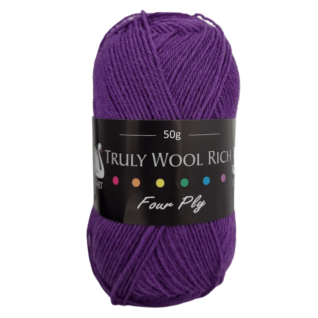 Cygnet Truly Wool Rich 4 Ply Sock Yarn 50g - Image 24