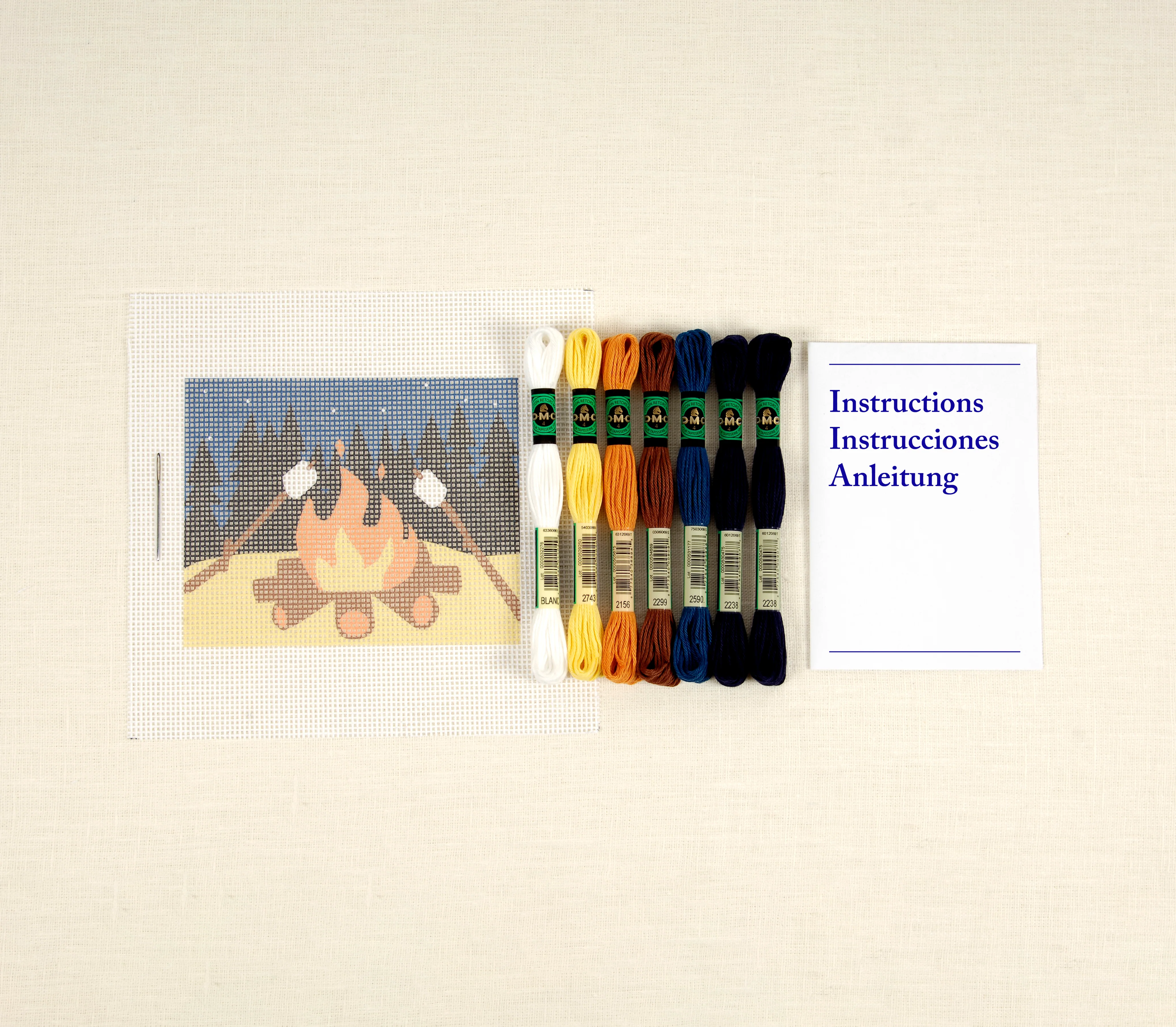 DMC Tapestry Kit Campfire by Pascaline Latasse - Image 3