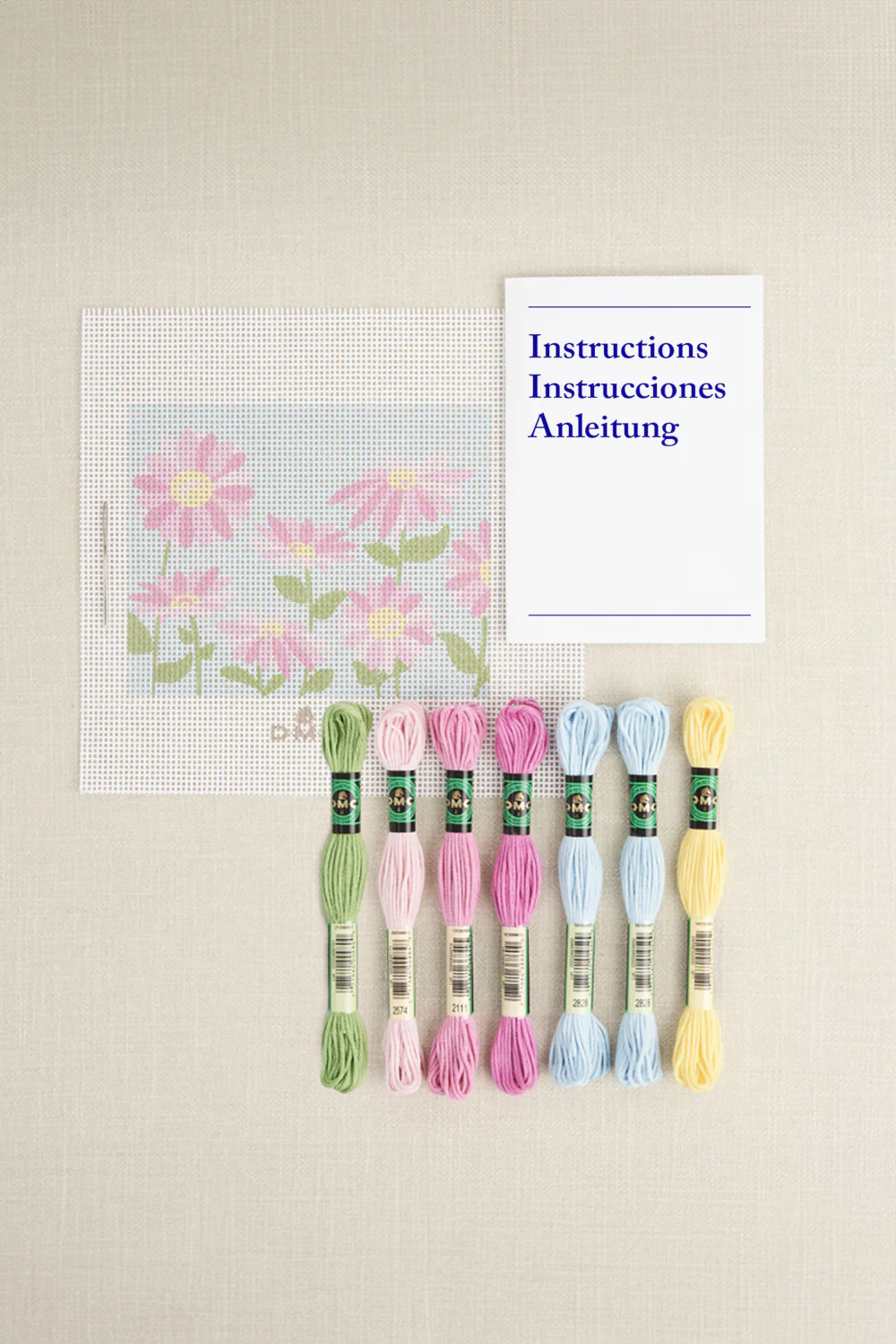 DMC Tapestry Kit Daisy Field by Jo Aston - Image 3