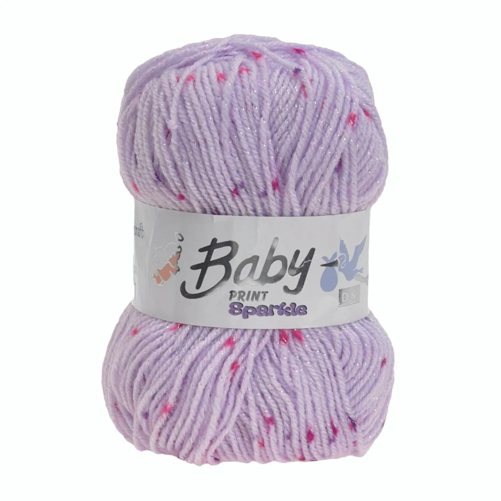 Woolcraft Baby Prints Sparkle DK 100g - Image 4