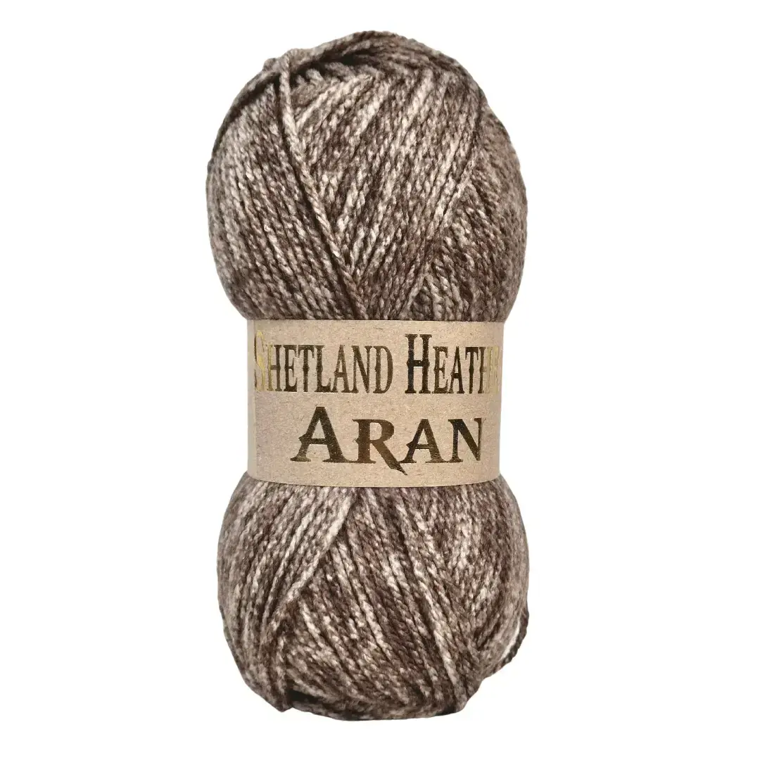 Woolcraft Shetland Heather Aran 100g - Image 11