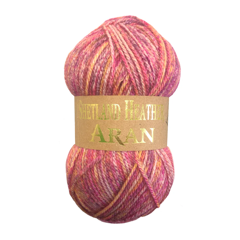 Woolcraft Shetland Heather Aran 100g - Image 16