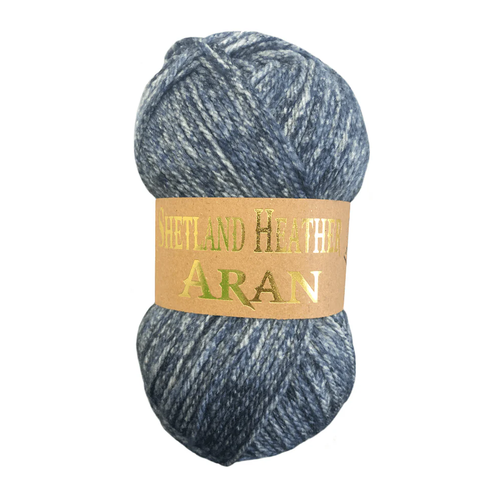 Woolcraft Shetland Heather Aran 100g - Image 3