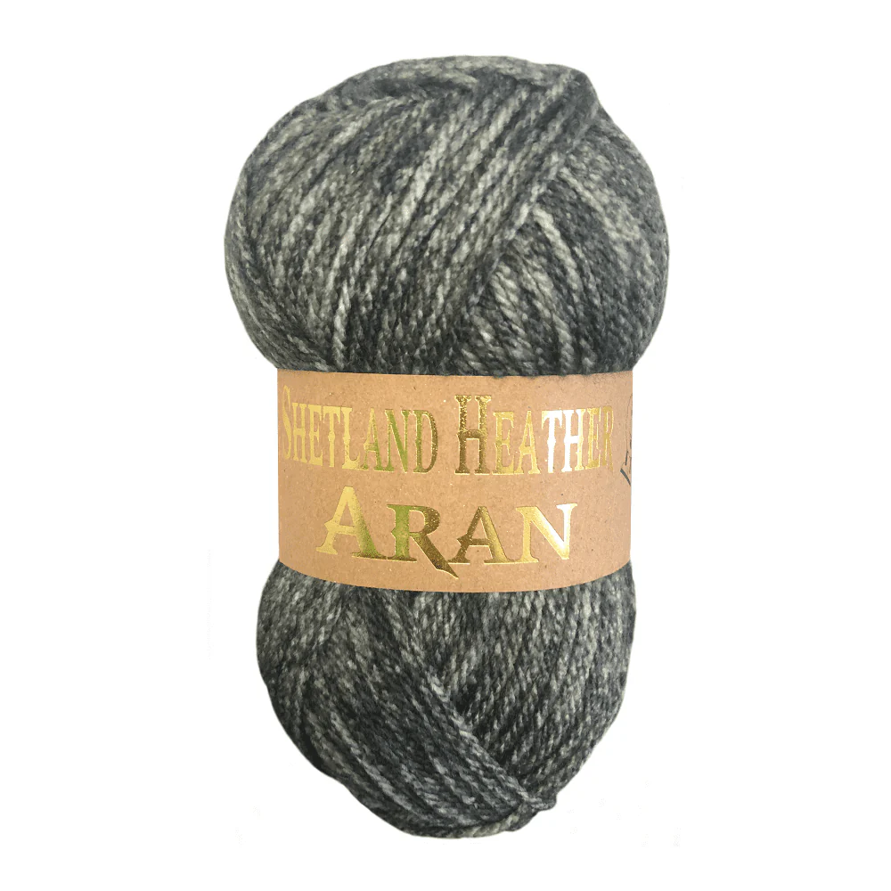 Woolcraft Shetland Heather Aran 100g - Image 4