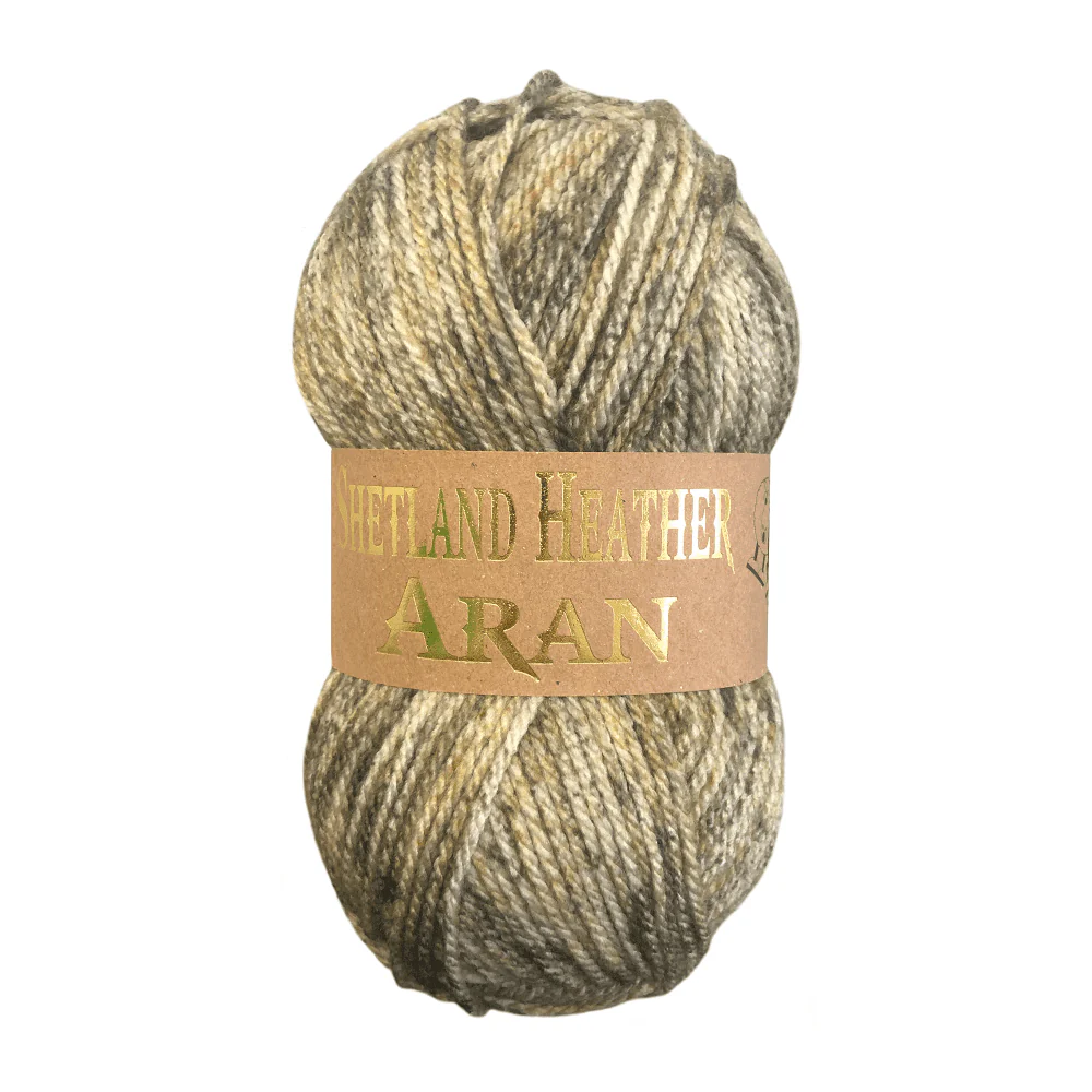 Woolcraft Shetland Heather Aran 100g - Image 5