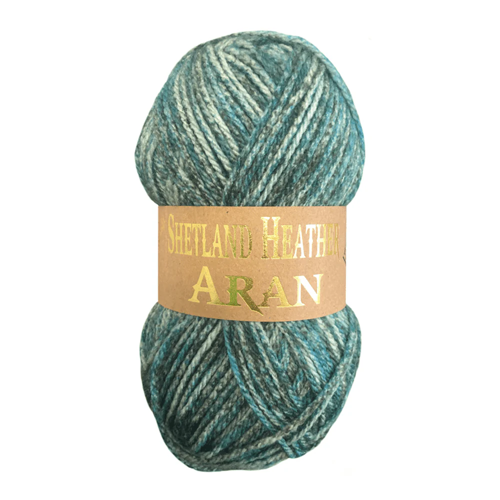 Woolcraft Shetland Heather Aran 100g - Image 6