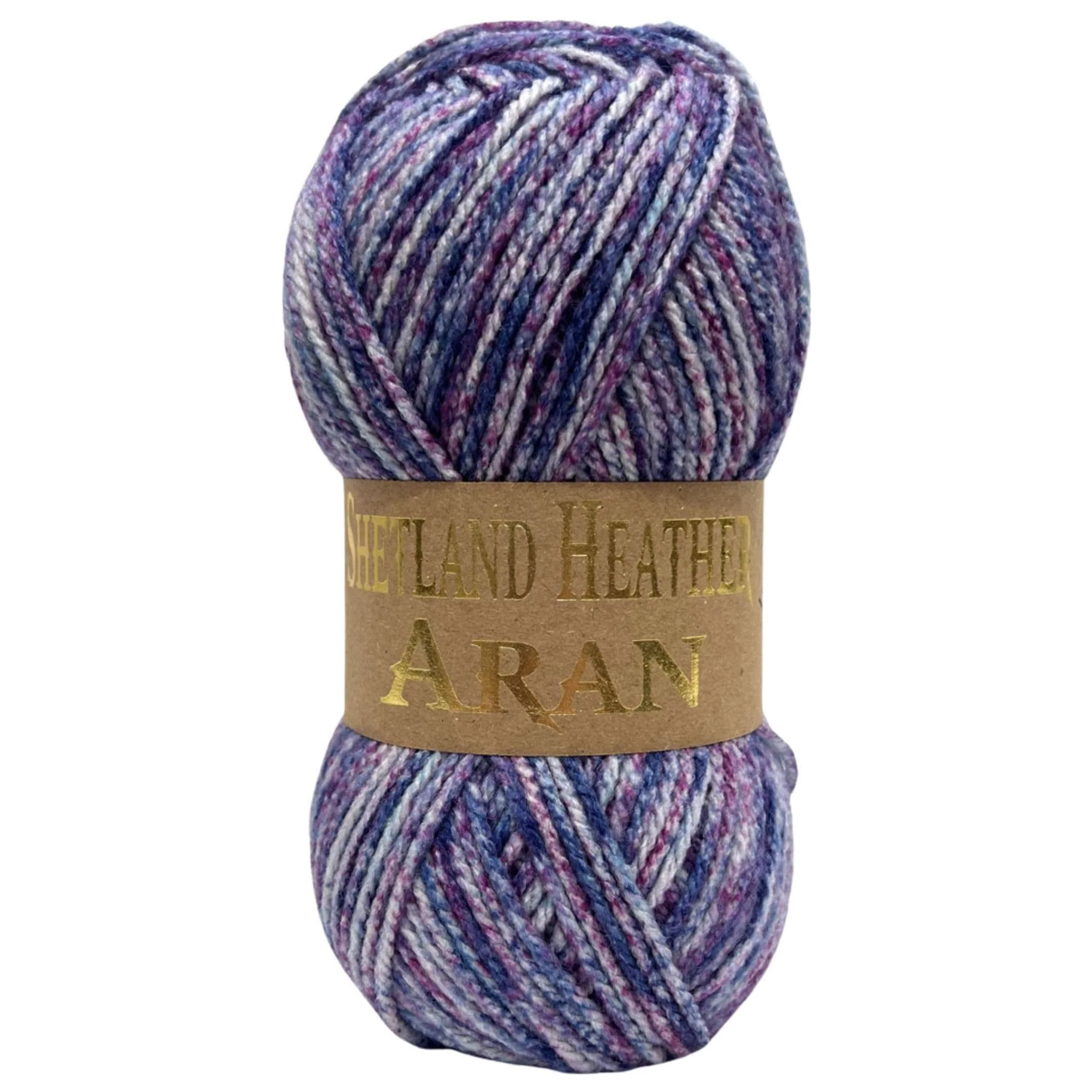 Woolcraft Shetland Heather Aran 100g - Image 7