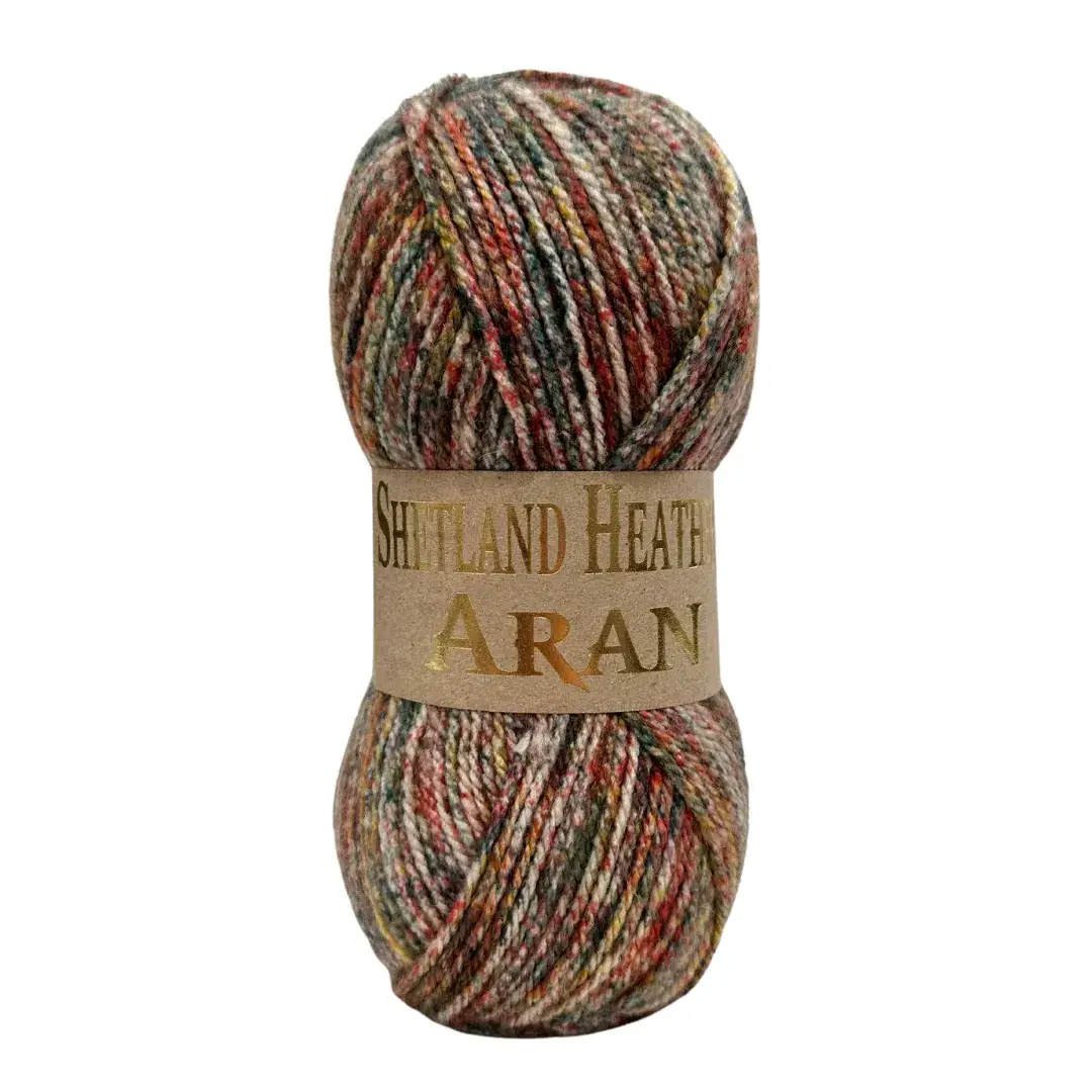 Woolcraft Shetland Heather Aran 100g - Image 9